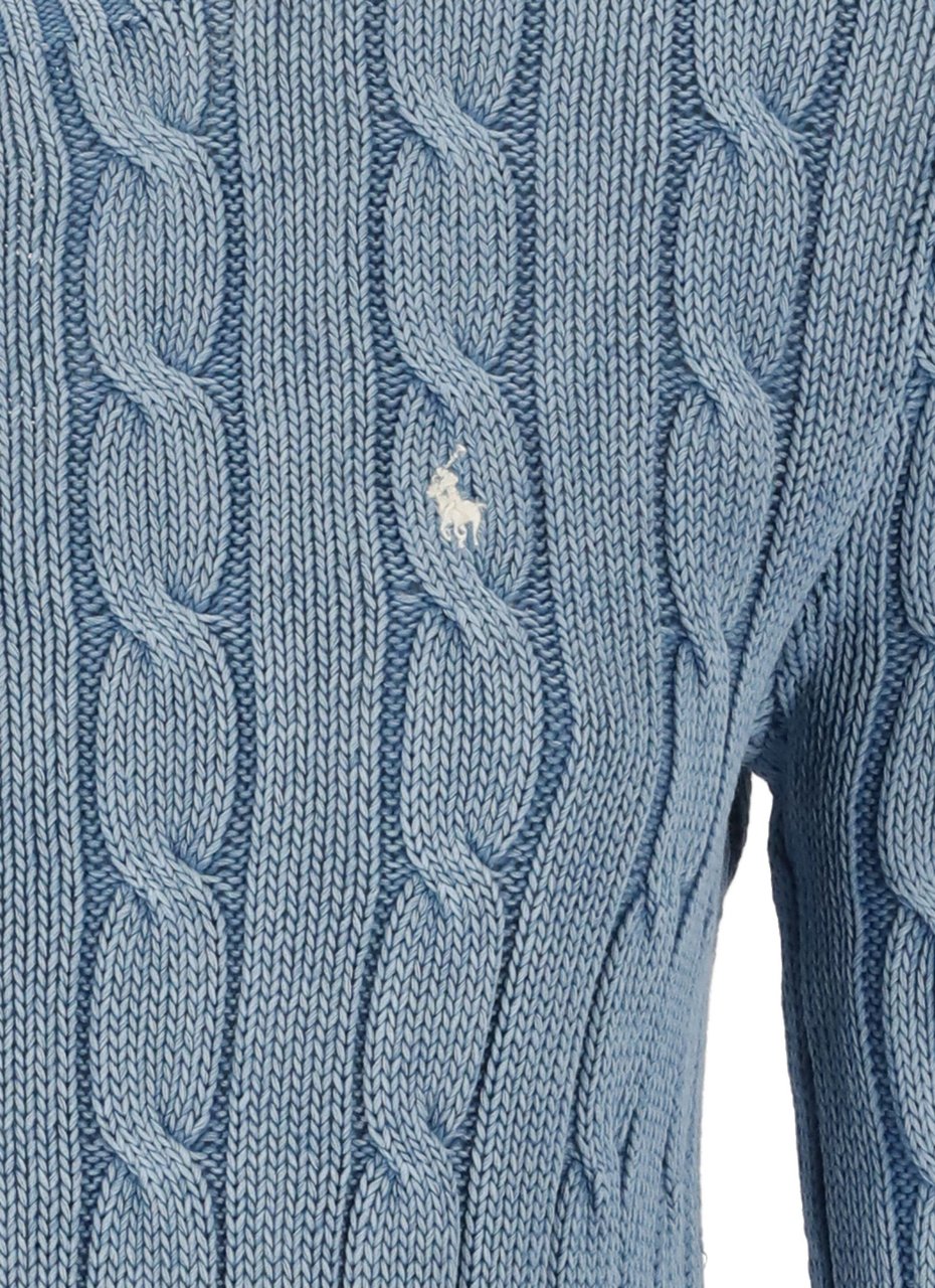 Ralph Lauren Sweaters Light Light Blue Blauw
