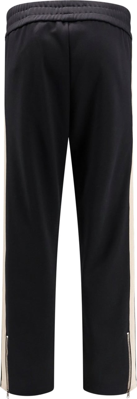 Palm Angels Trouser with embroidered monogram on the front Zwart