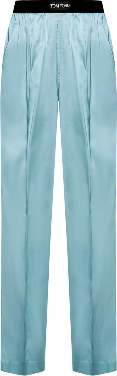 Tom Ford Tom Ford Trousers Clear Blue Blauw