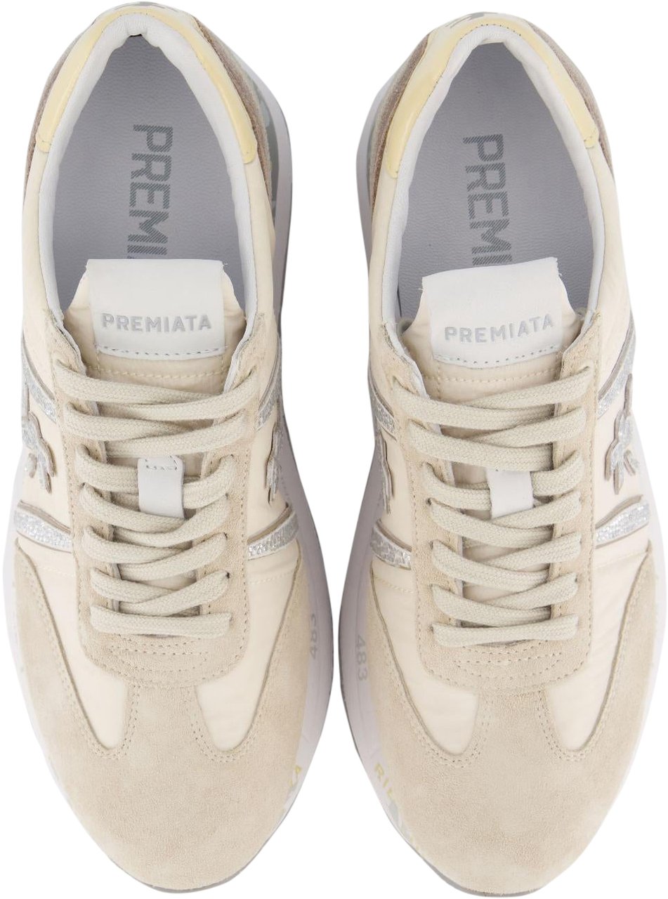 Premiata Dames Conny Sneaker Beige Beige