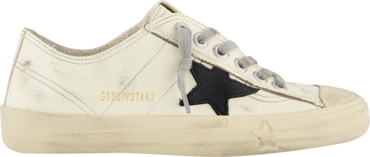 Golden Goose Dames V-Star 2 Sneaker Wit/Zwart Wit