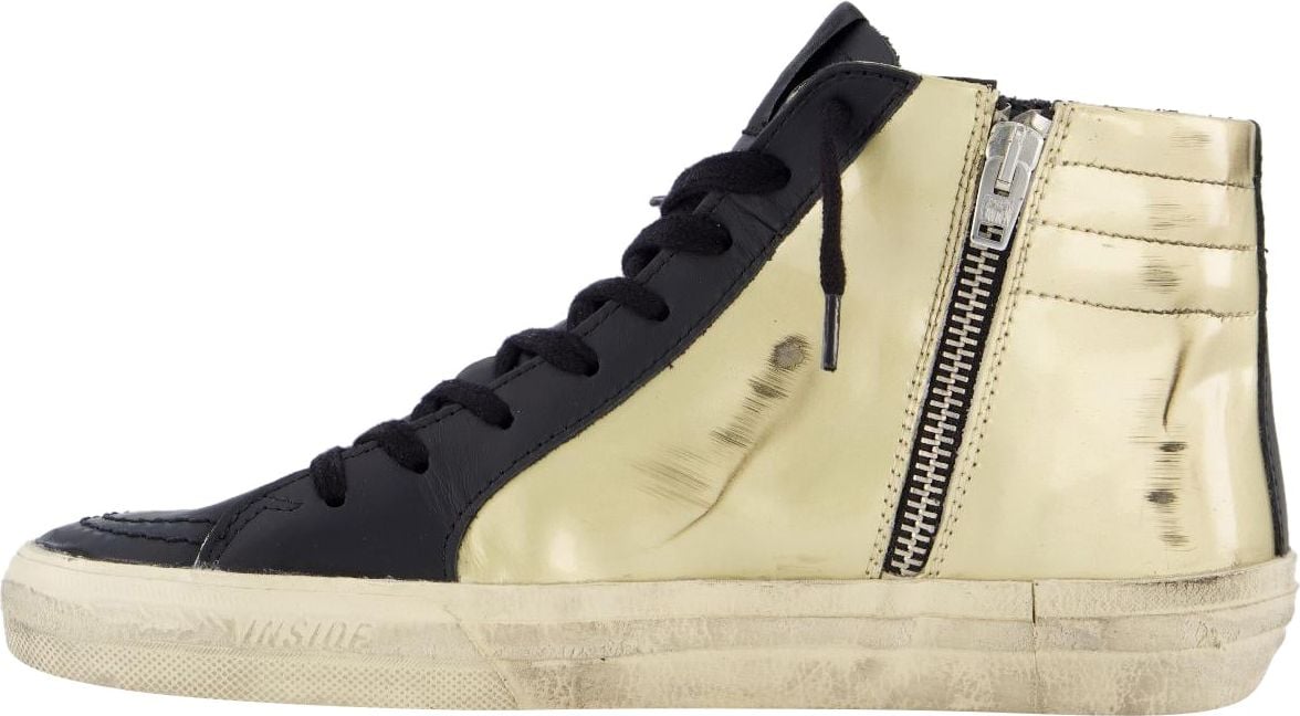 Golden Goose Dames Slide Sneaker Zwart/Glitter Zwart