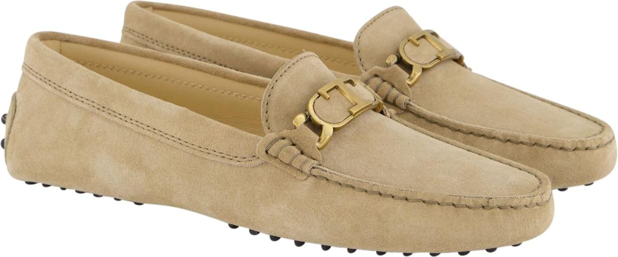Tod's Dames Gommino Driving Loafer Beige Beige
