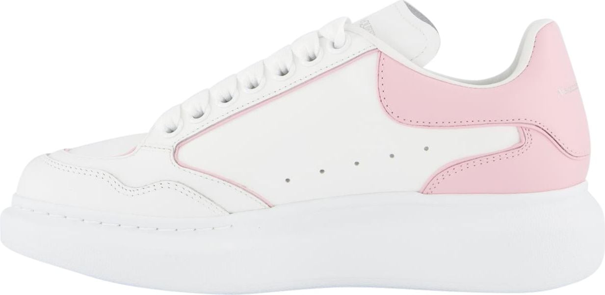 Alexander McQueen Dames Oversized Sneaker Wit/Roze Wit