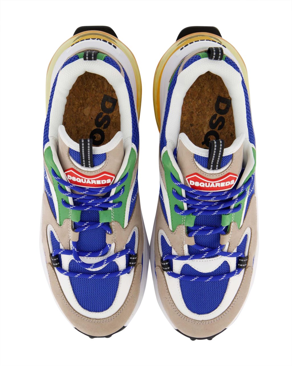 Dsquared2 Heren Bubble Sneaker Grijs/Multi Grijs