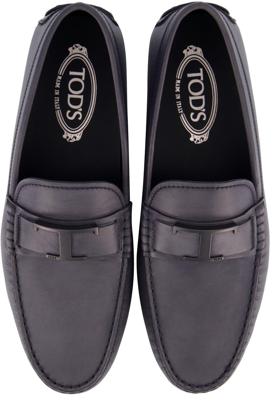 Tod's Heren City Loafer Gommino Grijs Grijs