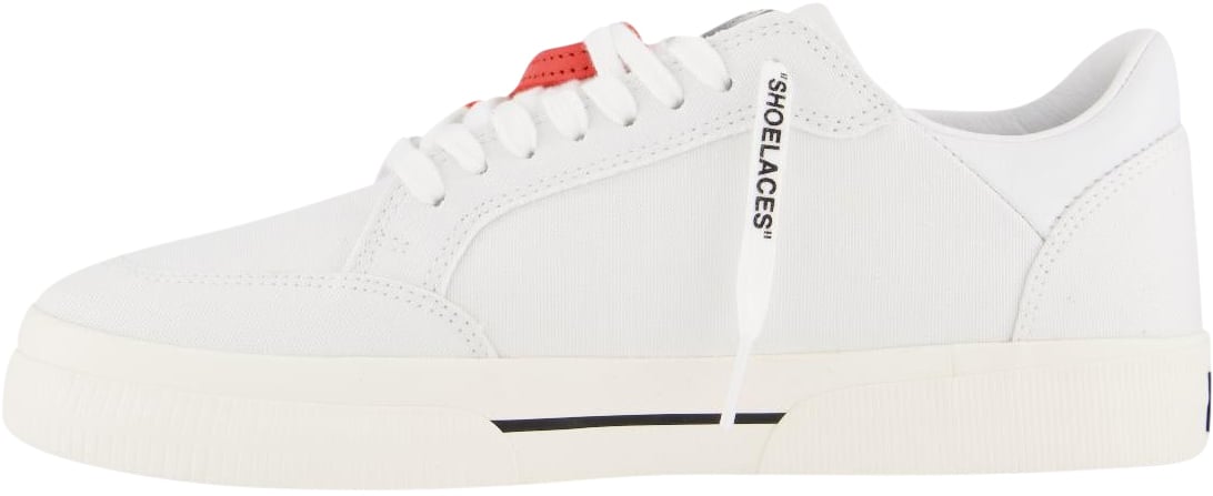 OFF-WHITE Heren New Low Vulcanized Canvas Wit Wit