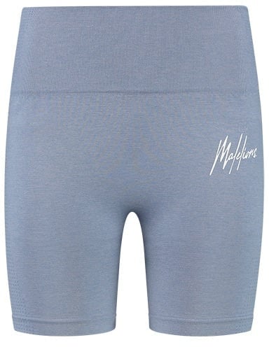 Malelions Malelions Women Sport Seamless Biker Shorts Blauw