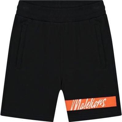 Malelions Malelions Junior Captain Shorts 2.0 - Black/Orange Zwart