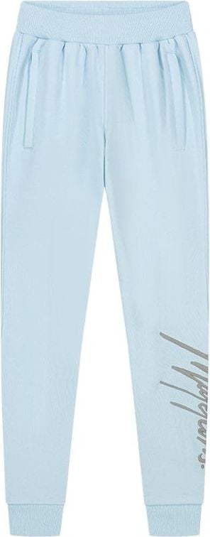 Malelions Malelions Junior Split Sweatpants - Light Blue/Grey Blauw
