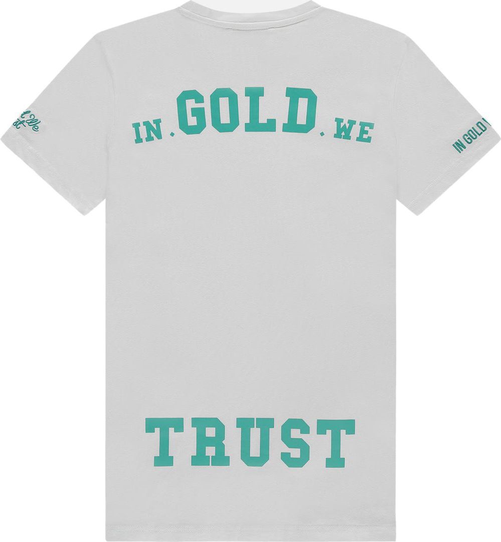 In Gold We Trust The Pusha White Turquoise Wit