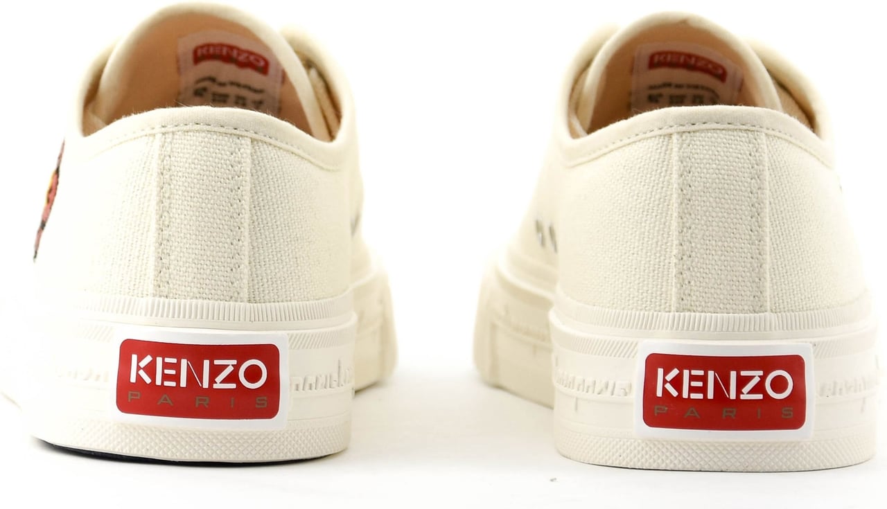 Kenzo Sneaker Low Top Creme Wit