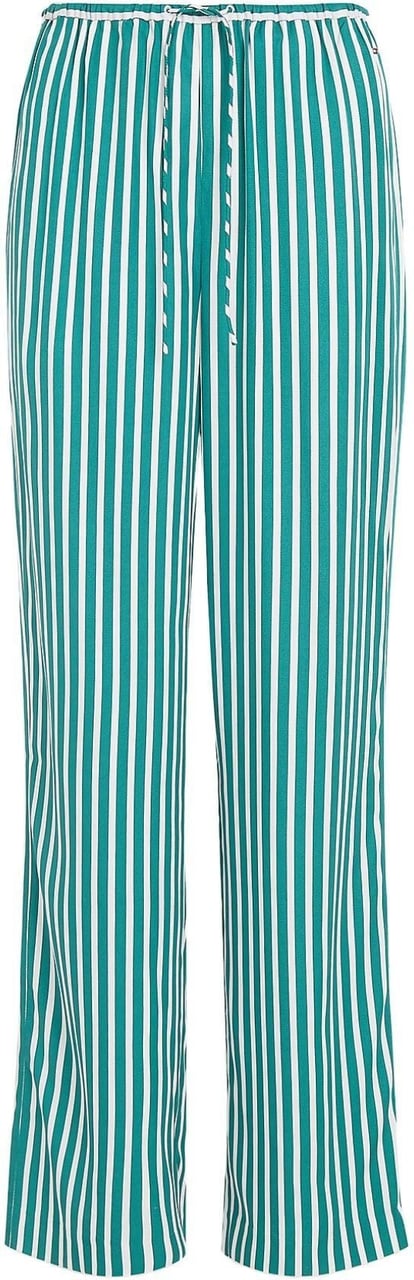 Tommy Hilfiger Pantalone Donna rigato con coulisse Groen