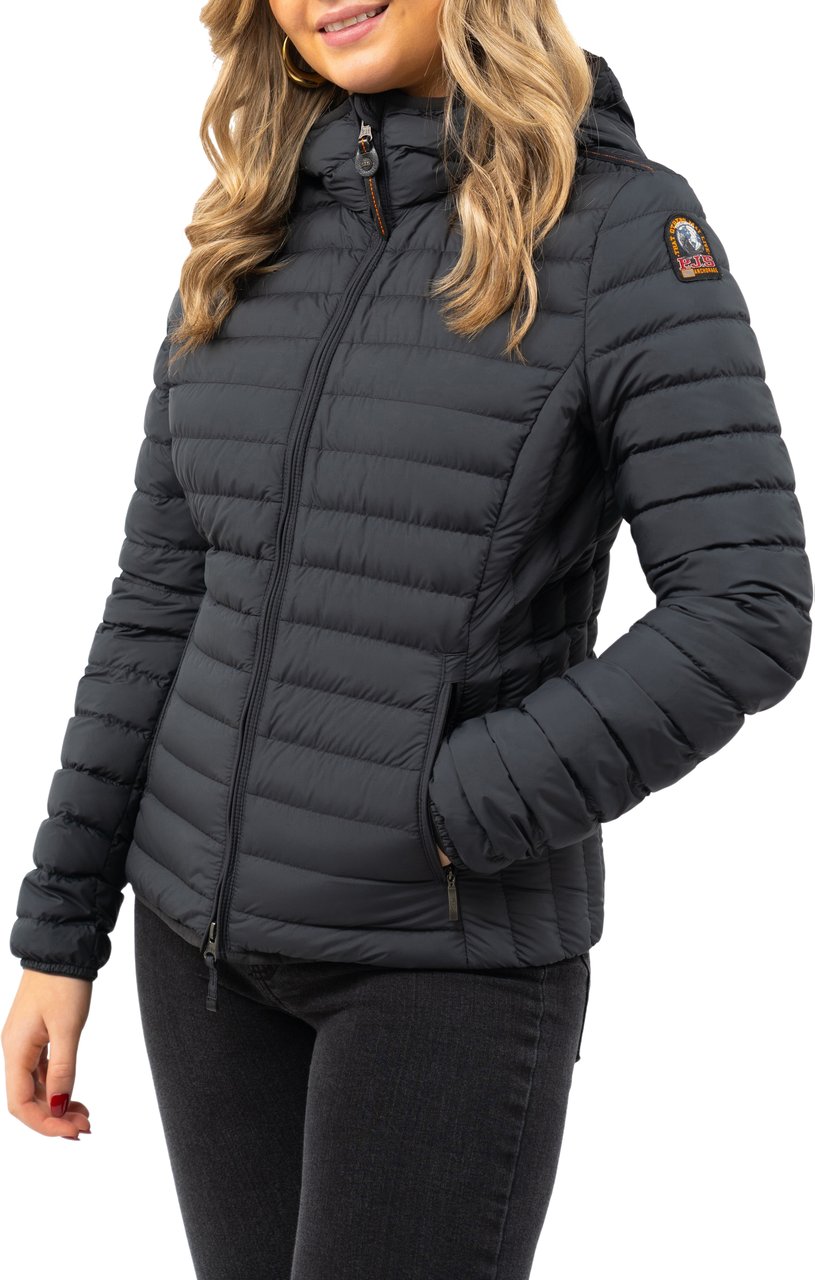 Parajumpers Juliet Down Zomerjas met Capuchon Superlightweight Zwart