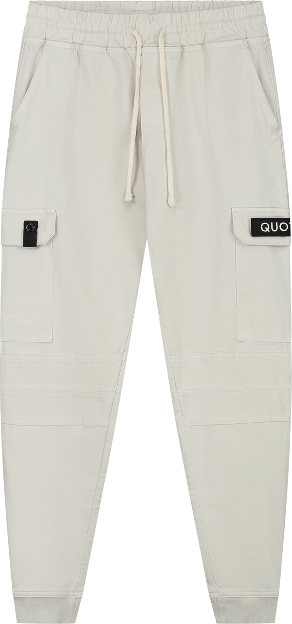 Quotrell Casablanca Cargo Pants | Cement Grijs