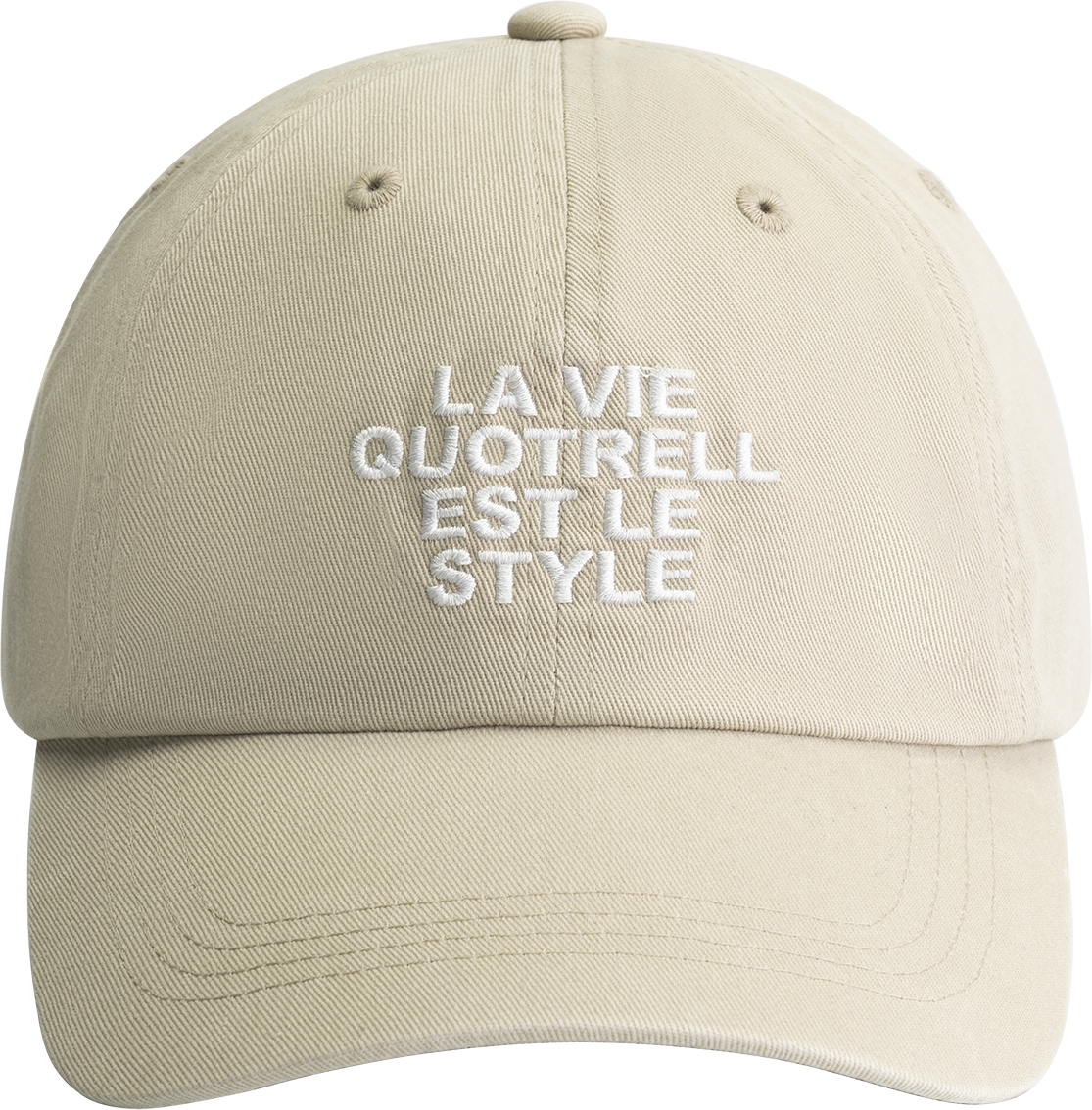 Quotrell La Vie Cap | Beige/off White Beige