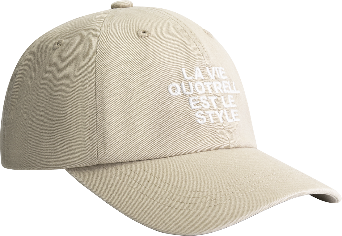 Quotrell La Vie Cap | Beige/off White Beige