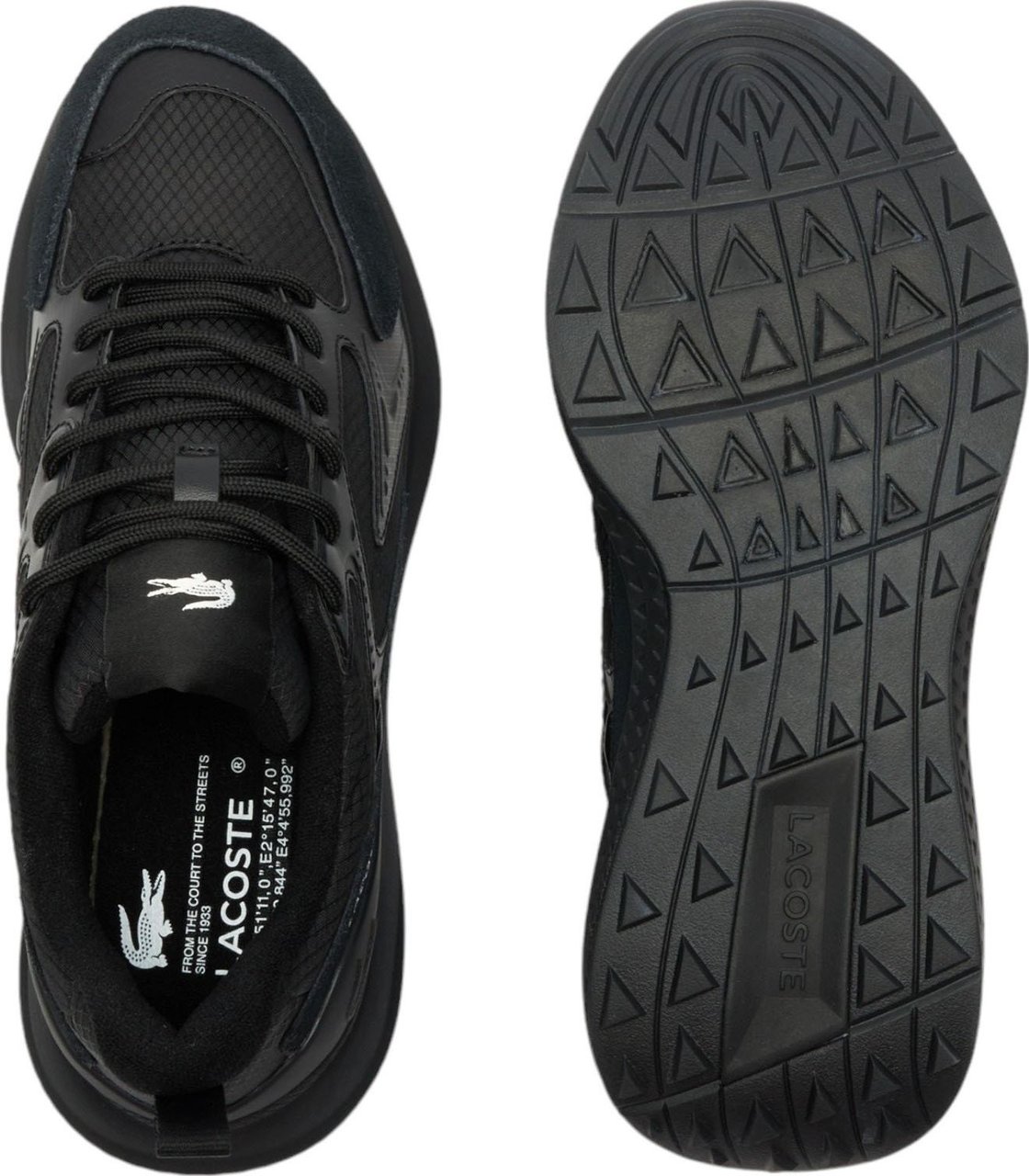 Lacoste Lacoste Heren Sneakers Zwart SMA0121/02H L003 Zwart