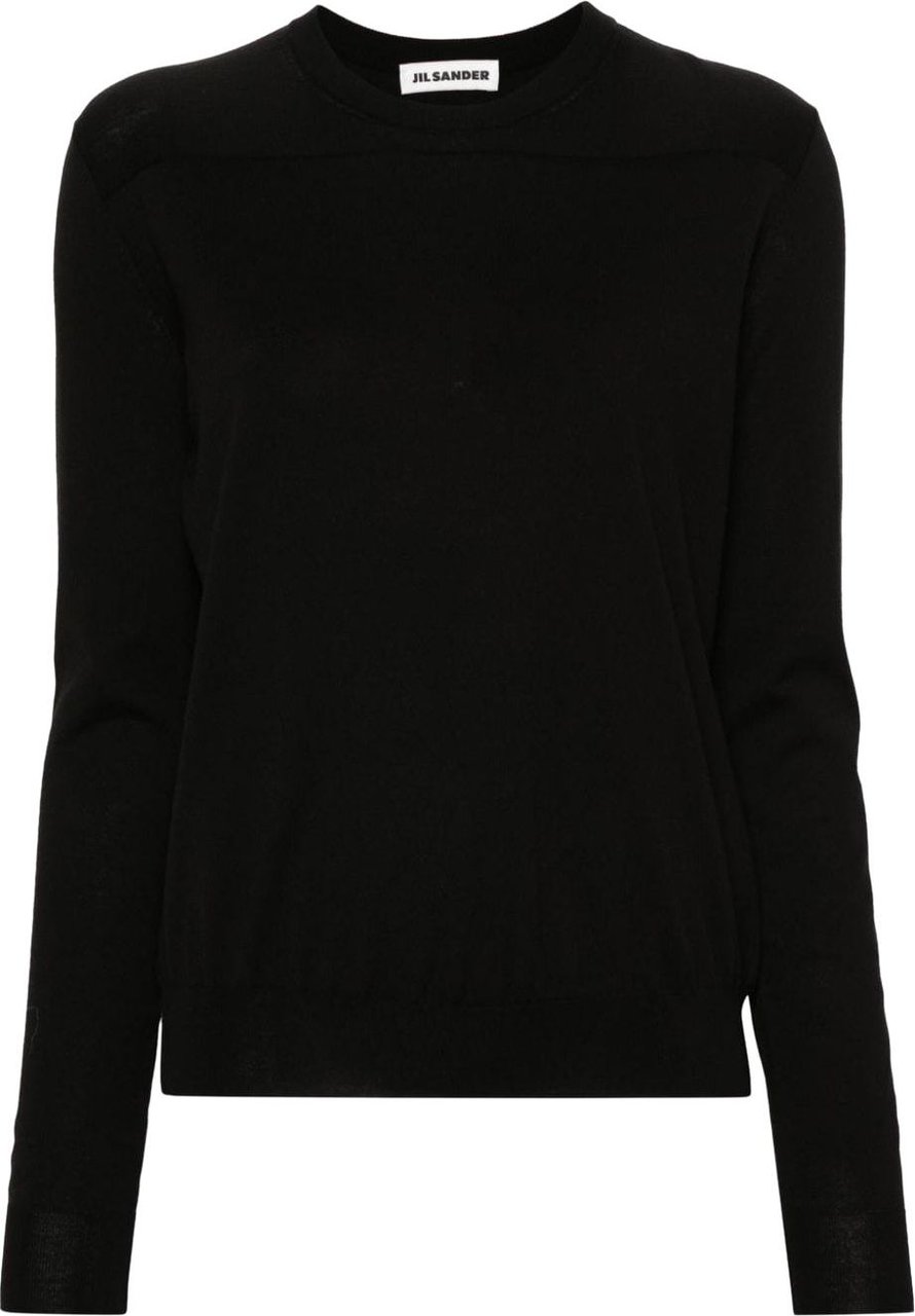 Jil Sander Sweaters Black Zwart