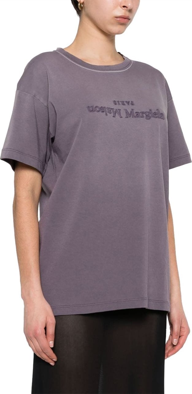 Maison Margiela T-shirts And Polos Purple Paars