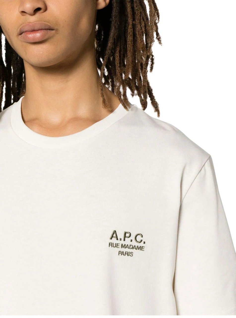 A.P.C. t-shirt new raymond white Wit