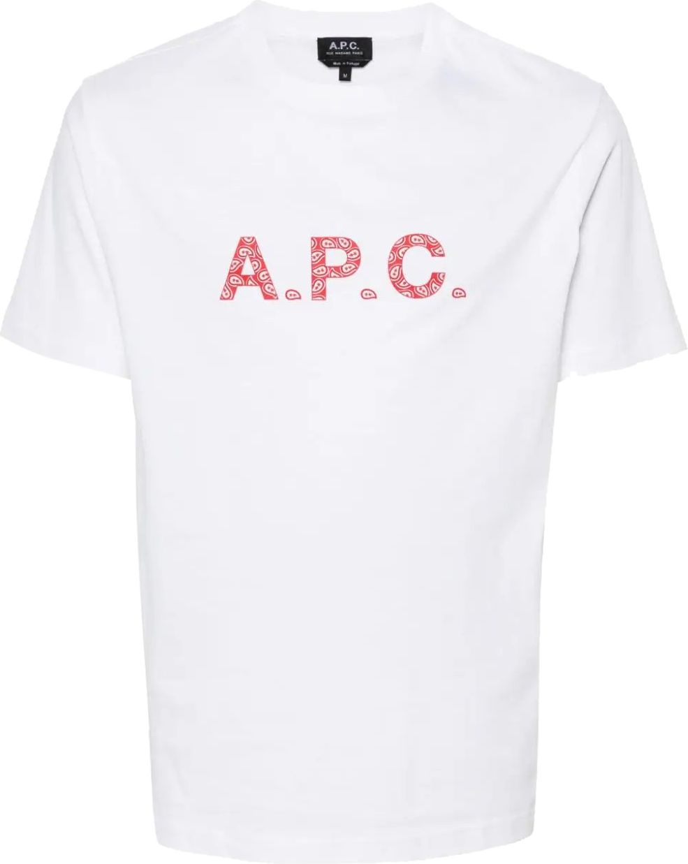 A.P.C. t-shirt james white Wit