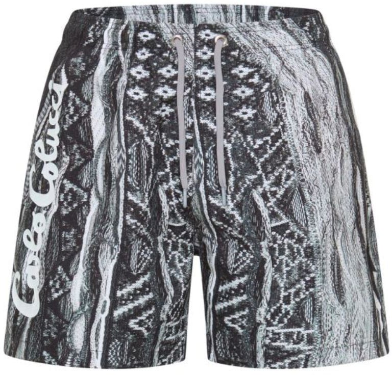 Carlo Colucci Carlo Colucci Swim Short Anthracite Zwart