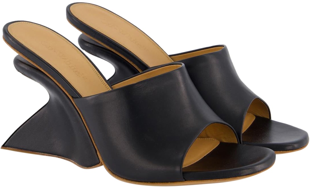 OFF-WHITE Dames Jug Wedge Mule Zwart