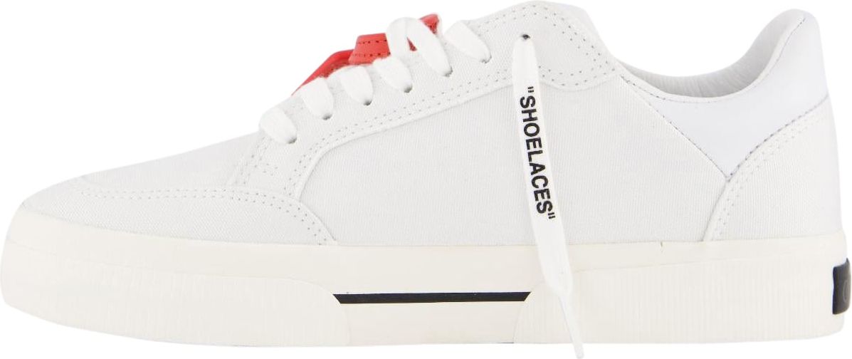 OFF-WHITE Dames New Low Vulcanized Canvas Wit Wit