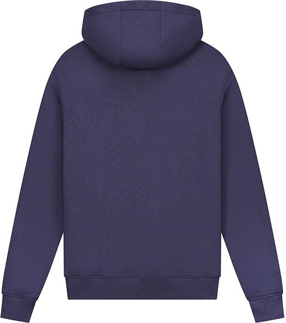 Malelions Malelions Men Striped Signature Hoodie - Navy/Coral Blauw