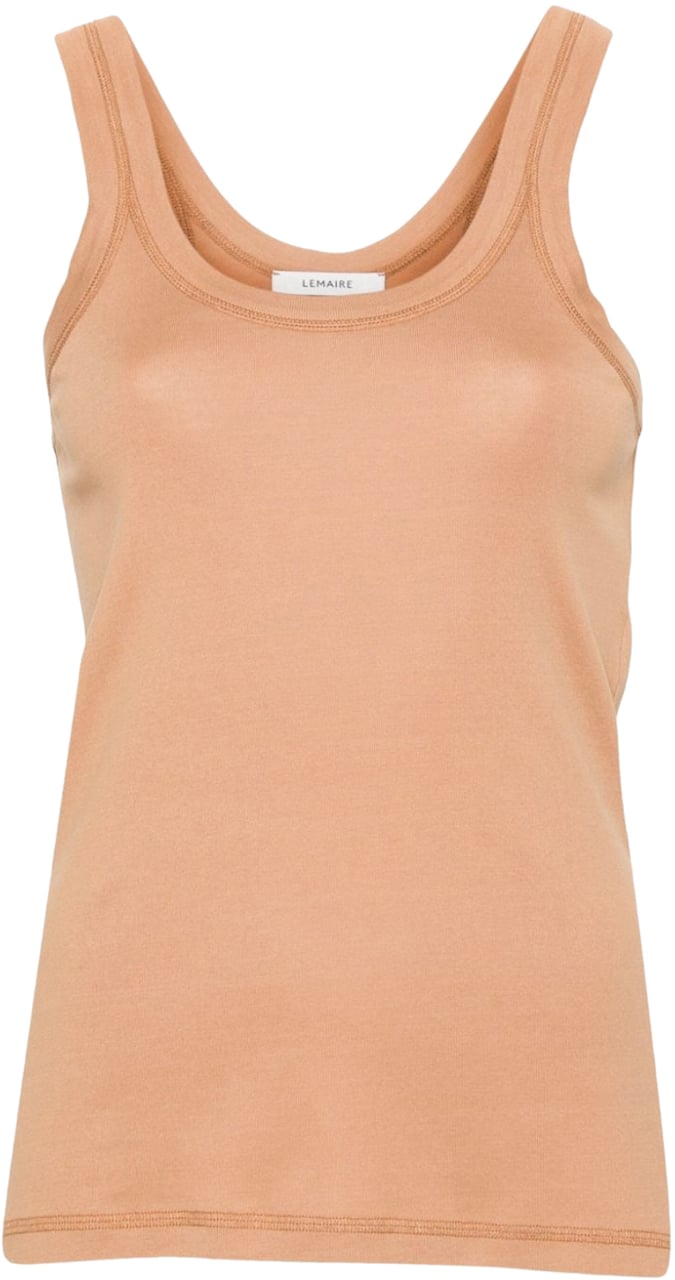 Lemaire Rib Tank Top Burnt Sand Beige