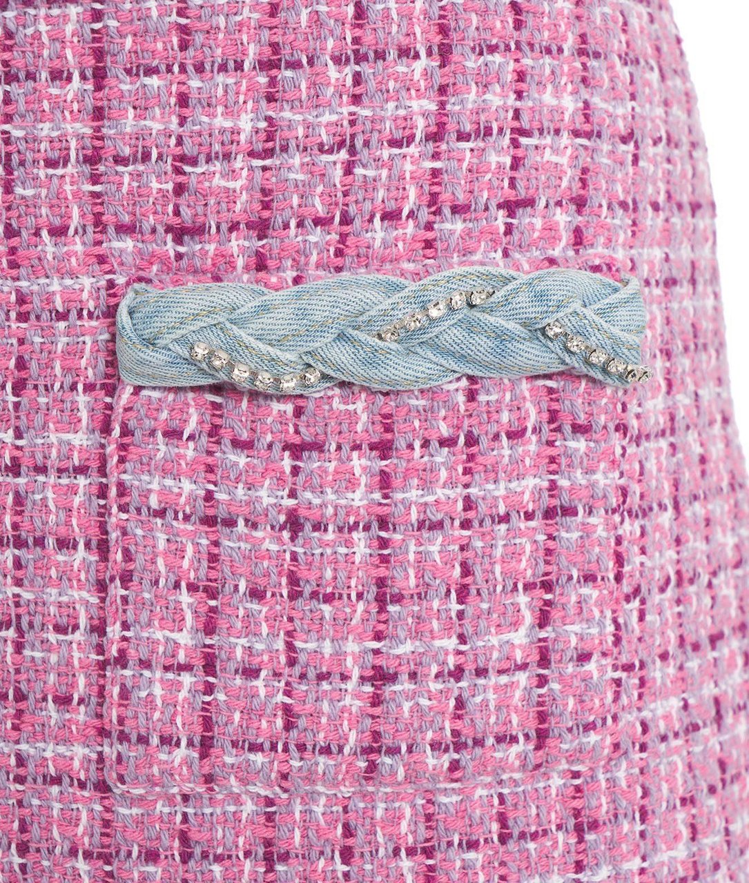 Liu Jo Boucle mini skirt Roze