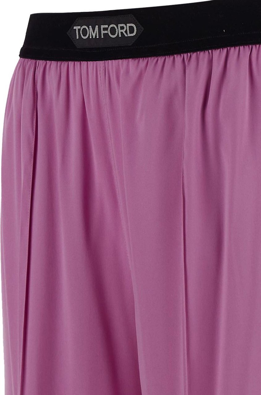 Tom Ford Silk Trousers Roze