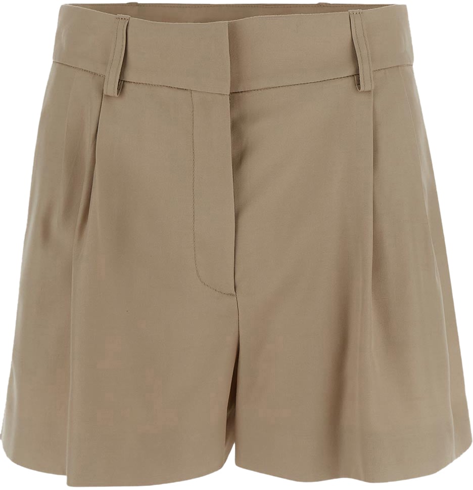 Stella McCartney Stella McCartney Sand viscose shorts Beige