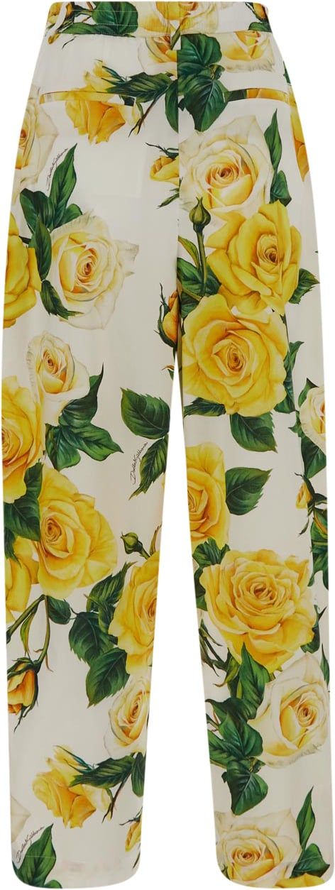 Dolce & Gabbana Floral Trousers Divers