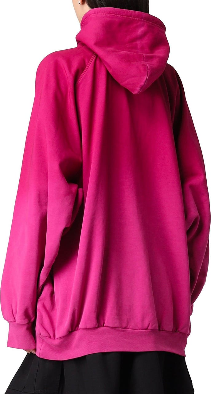 Balenciaga Balenciaga Oversize Logo Sweatshirt Roze