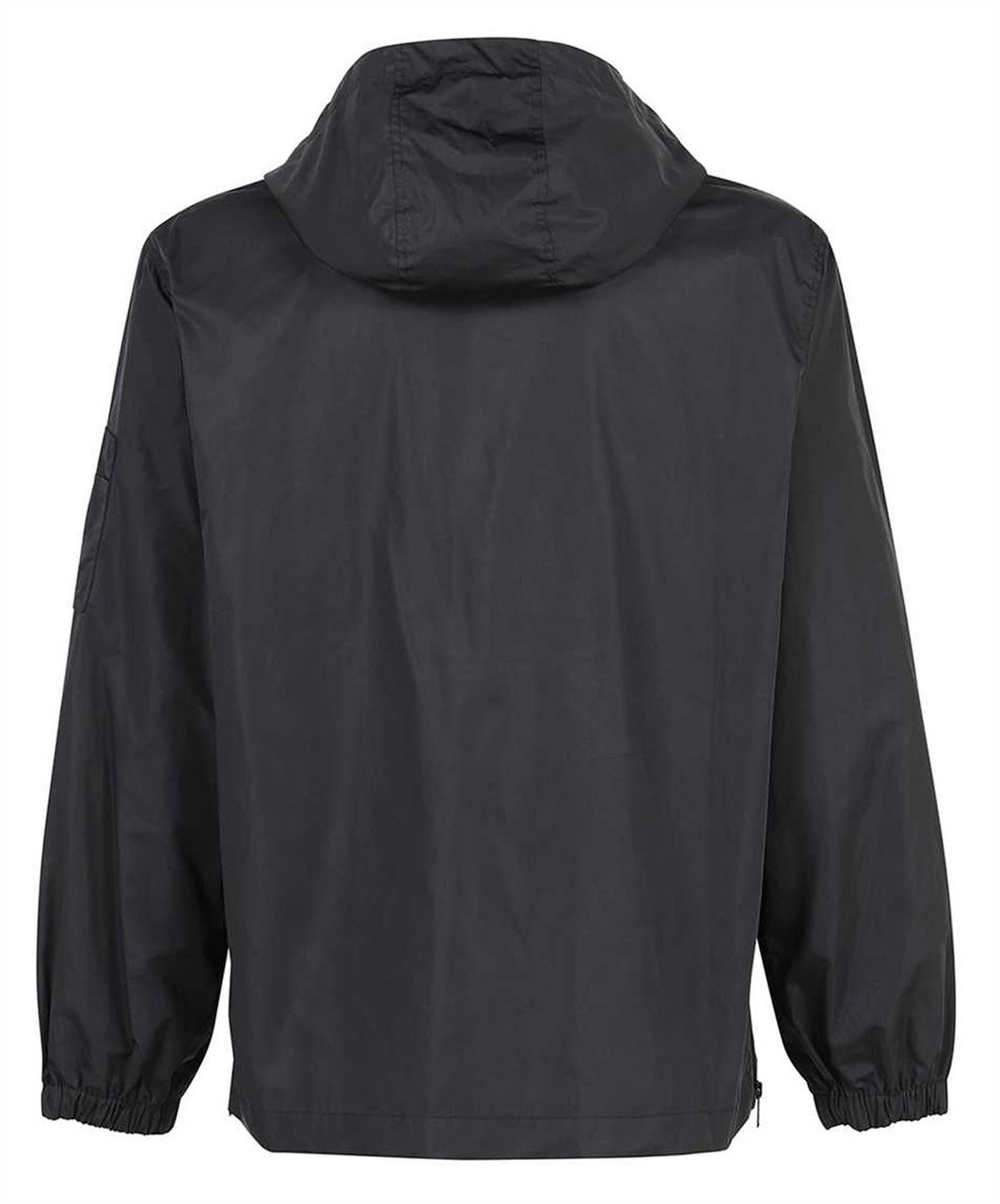 Lanvin Lanvin Logo Hooded Windbreaker Zwart