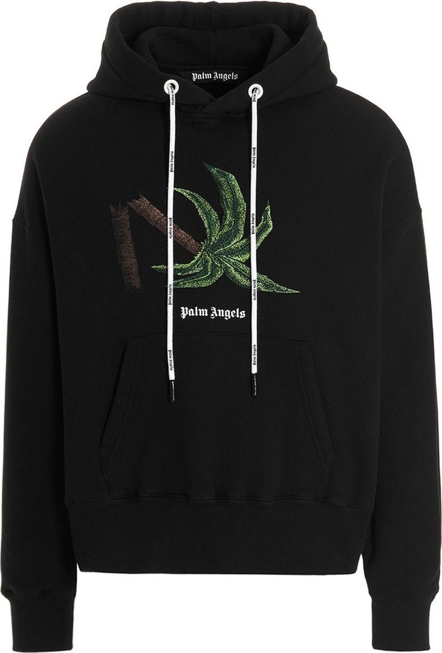 Palm Angels Palm Angels Hooded Sweatshirt Zwart