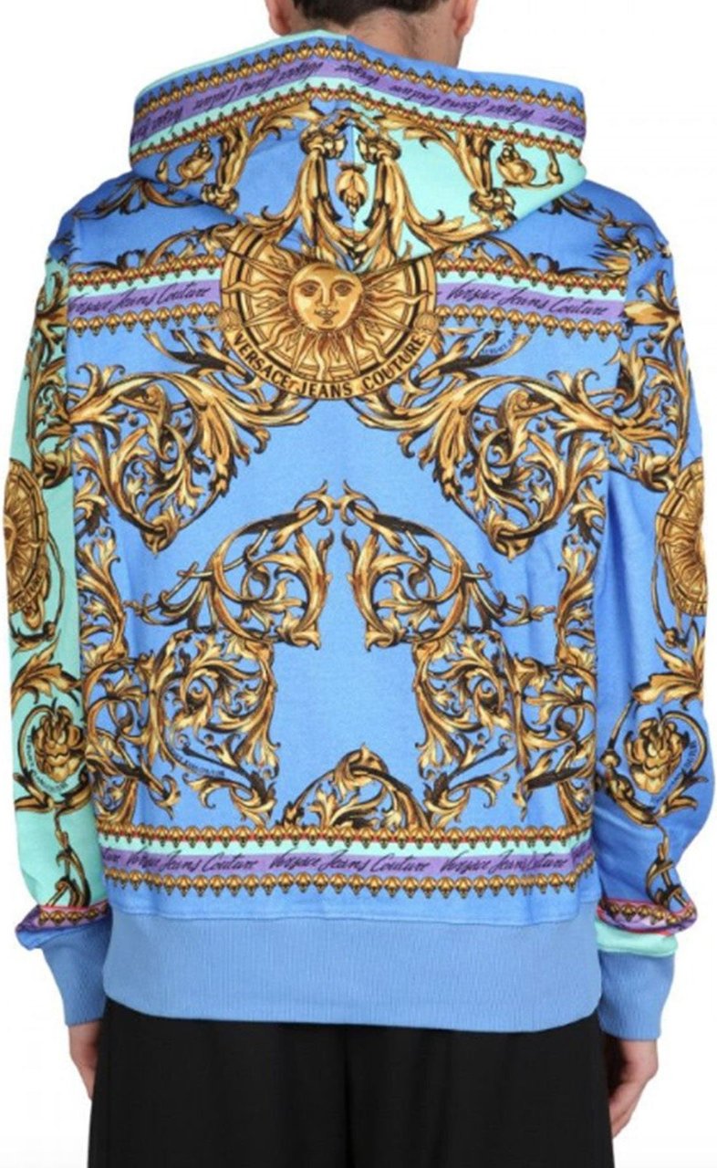 Versace Jeans Couture Versace Jeans Couture Printed Sweatshirt Blauw