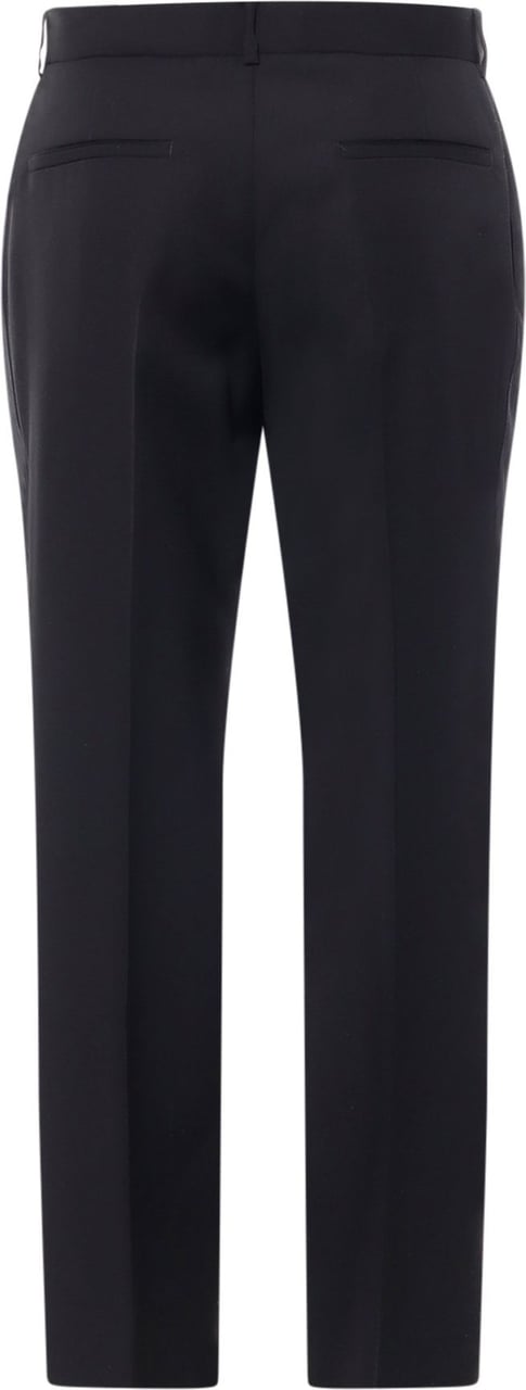OFF-WHITE Wool trouser with 23 and WHITE patches Zwart