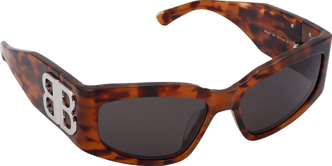 Balenciaga Bossy Cat sunglasses with logo plate Bruin