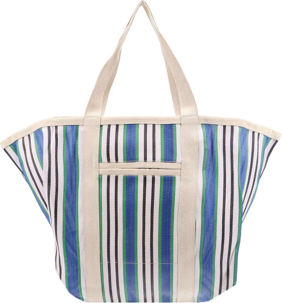 Isabel Marant Nylon shoulder bag with striped motif Divers