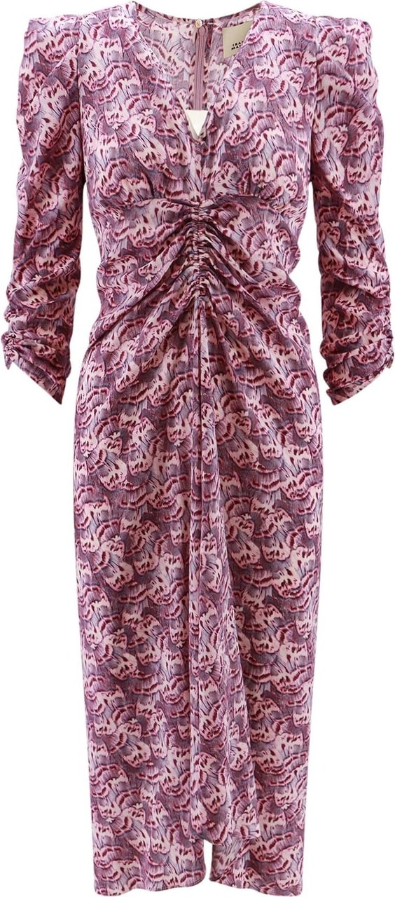 Isabel Marant Silk dress with drapery Divers