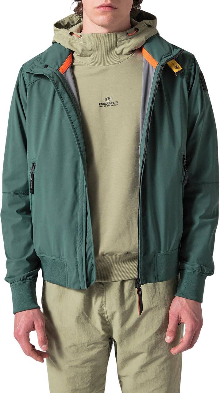 Parajumpers Miles Soft Shell Bomber Rip-shell Groen