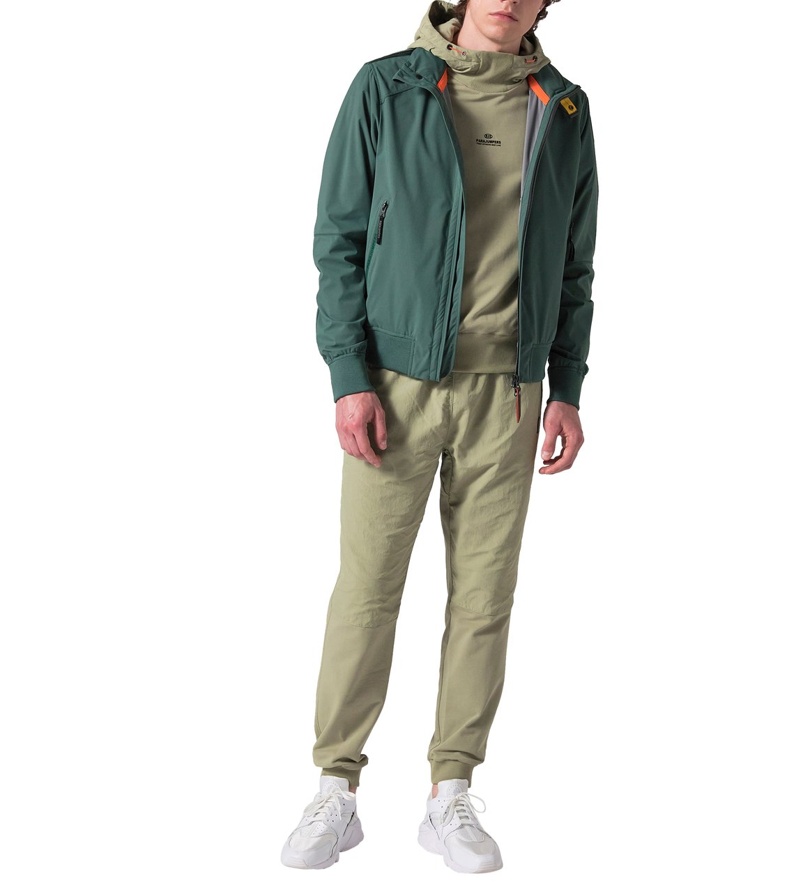 Parajumpers Miles Soft Shell Bomber Rip-shell Groen