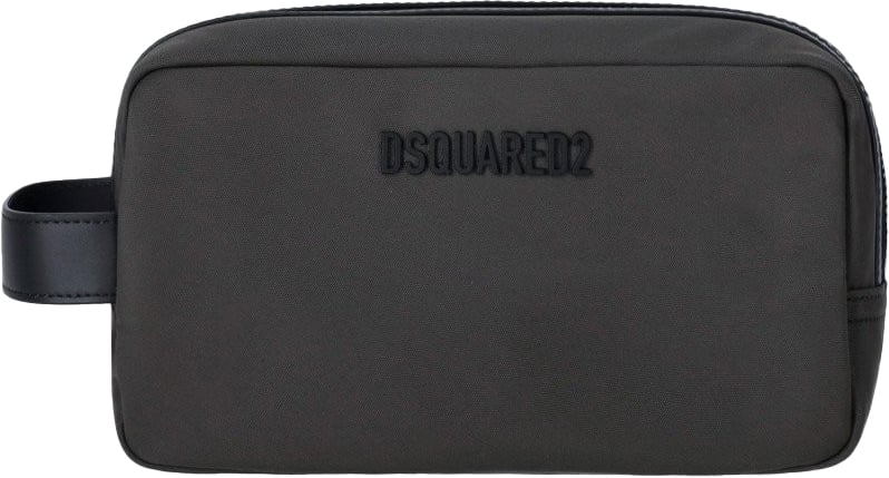 Dsquared2 Urban Dark Grey Toiletry Bag Gray Grijs