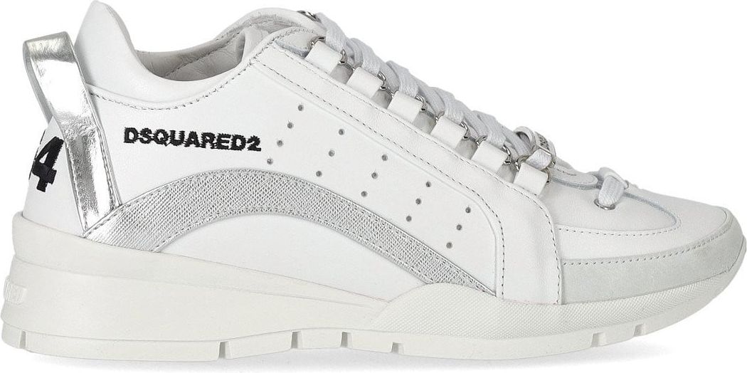 Dsquared2 Legendary White And Silver Sneaker White Wit