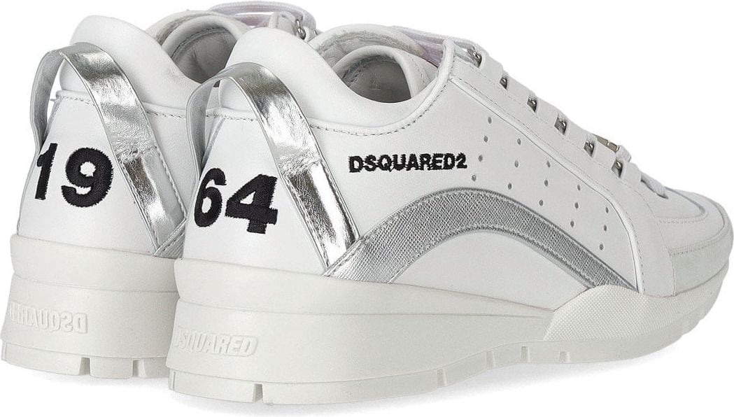 Dsquared2 Legendary White And Silver Sneaker White Wit