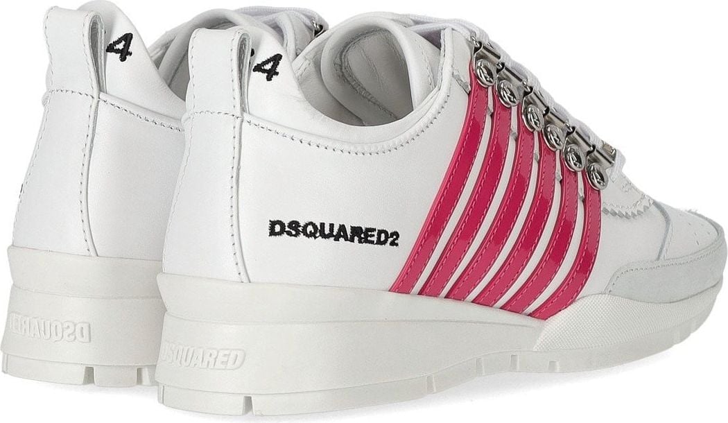 Dsquared2 Legendary White Fuchsia Sneaker White Wit