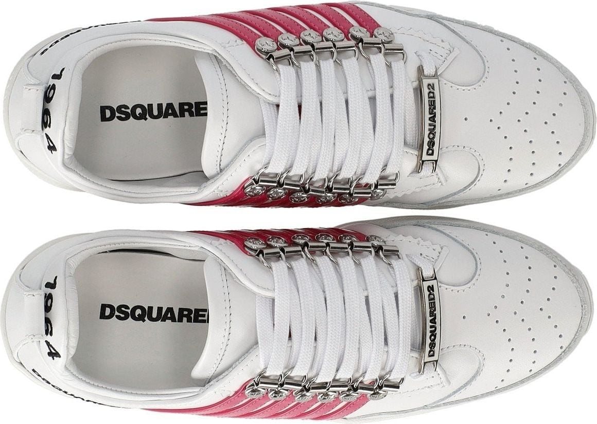 Dsquared2 Legendary White Fuchsia Sneaker White Wit